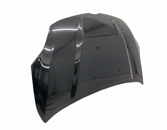 IMAGE 5 - 2010-2013 Mazda 3 HB M Speed Style Carbon Fiber Hood by ViS Racing - 10MZ3HBMSP-010C