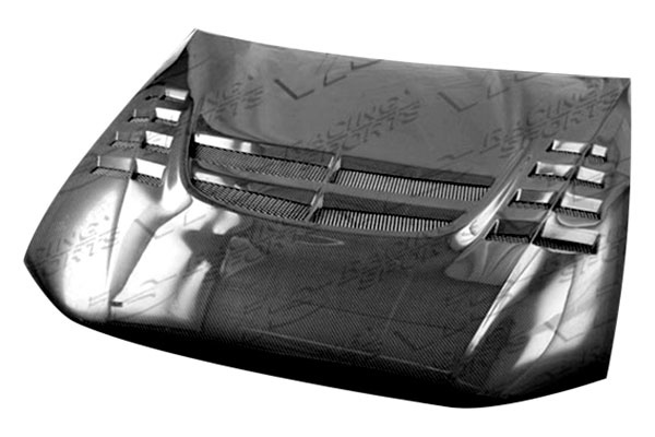 IMAGE 1 - 1999-2003 Mitsubishi Galant VTX Style Carbon Fiber Hood by ViS Racing - 99MTGAL4DVTX-010C