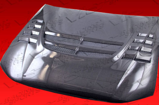 IMAGE 2 - 1999-2003 Mitsubishi Galant VTX Style Carbon Fiber Hood by ViS Racing - 99MTGAL4DVTX-010C