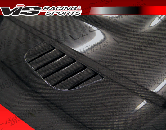 IMAGE 4 - 1999-2003 BMW 3-Series 2DR E46 XTS Style Carbon Fiber Hood by ViS Racing - 99BME462DXTS-010C