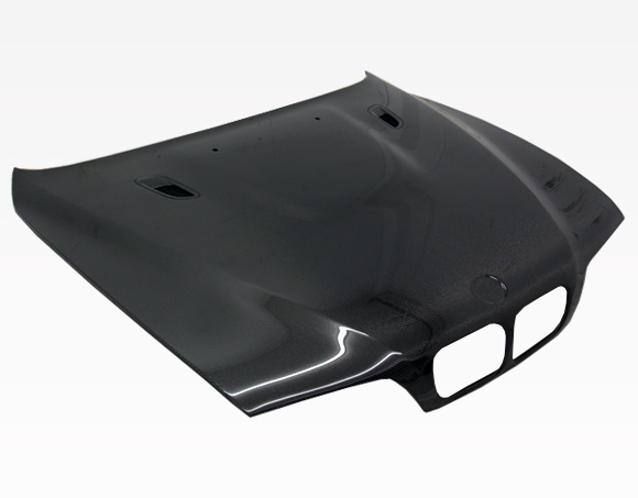 IMAGE 1 - 1997-2003 BMW 5-Series 4DR E39 M3 Style Carbon Fiber Hood by ViS Racing - 97BME394DM3-010C