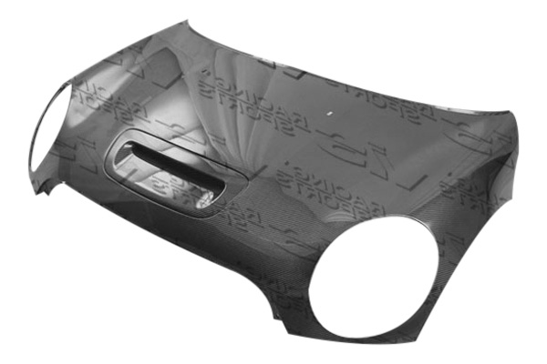 IMAGE 1 - 2009-2013 BMW Mini Cooper Convertible OEM Style Carbon Fiber Hood by ViS Racing - 09BMMCSCVOE-010C