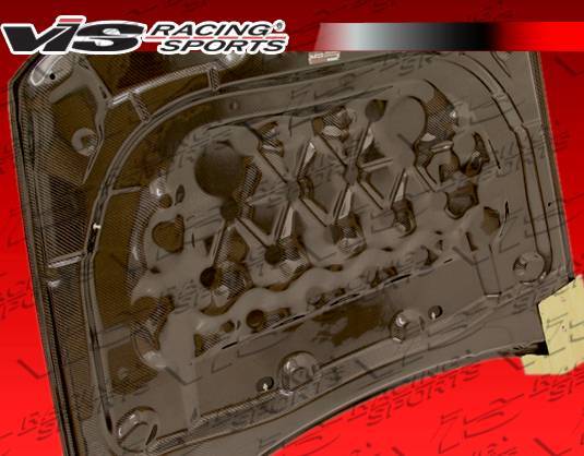 IMAGE 2 - 2009-2015 Cadillac CTS-V 2DR OEM Style Carbon Fiber Hood by ViS Racing - 11CACTSV2DOE-010C
