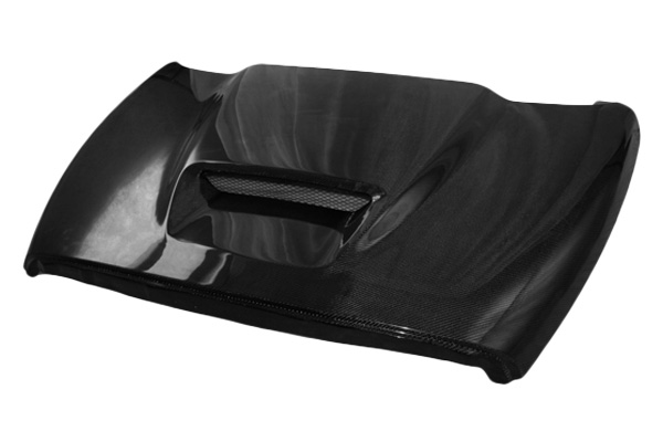IMAGE 1 - 1994-2001 Dodge Ram 1500/2500/3500 SRT Style Carbon Fiber Hood by ViS Racing - 94DGRAM2DSRT-010C
