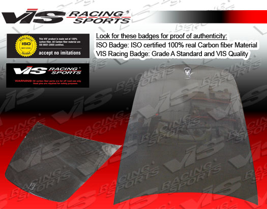 IMAGE 3 - 2005-2009 Ferrari 430 OEM Style Carbon Fiber Hood by ViS Racing - 05FR4302DOE-010C