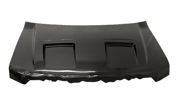 IMAGE 1 - 2009-2014 Ford F-150 DS Style Carbon Fiber Hood by ViS Racing - 09FDF152DDS-010C