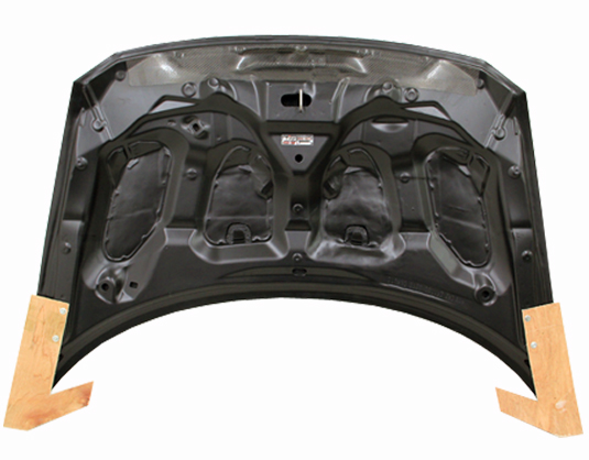 IMAGE 2 - 2011-2016 Honda CR-Z OEM Style Carbon Fiber Hood by ViS Racing - 11HDCRZHBOE-010C