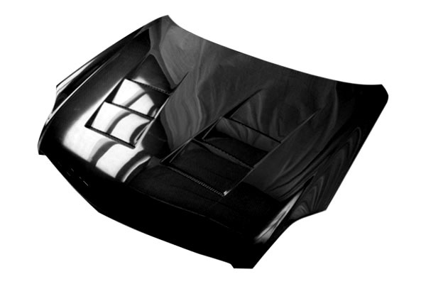 IMAGE 1 - 2003-2004 Infiniti G35 4DR Terminator Style Carbon Fiber Hood by ViS Racing - 03ING354DTM-010C