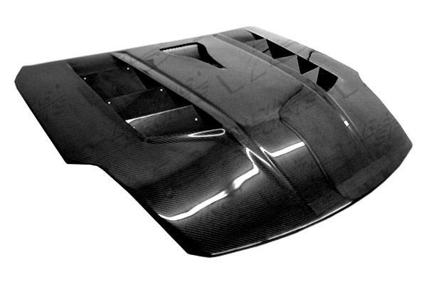 IMAGE 1 - 2003-2006 Nissan 350Z Sniper Style Carbon Fiber Hood by ViS Racing - 03NS3502DSNI-010C