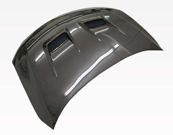 IMAGE 3 - 2011-2013 Scion tC Terminator Style Carbon Fiber Hood by ViS Racing - 11SNTC2DTM-010C