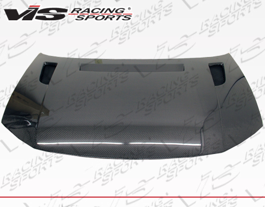IMAGE 5 - 2012-2012 Honda Civic 4DR RVS Style Carbon Fiber Hood by ViS Racing - 12HDCVC4DRVS-010C