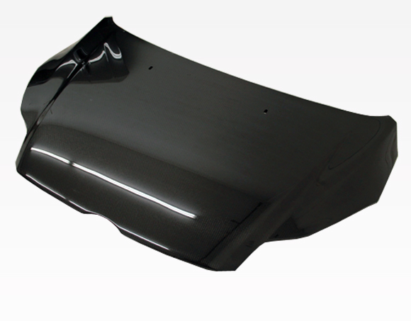 IMAGE 1 - 2012-2014 Ford Focus 2DR/4DR OEM Style Carbon Fiber Hood by ViS Racing - 12FDFOC2DOE-010C