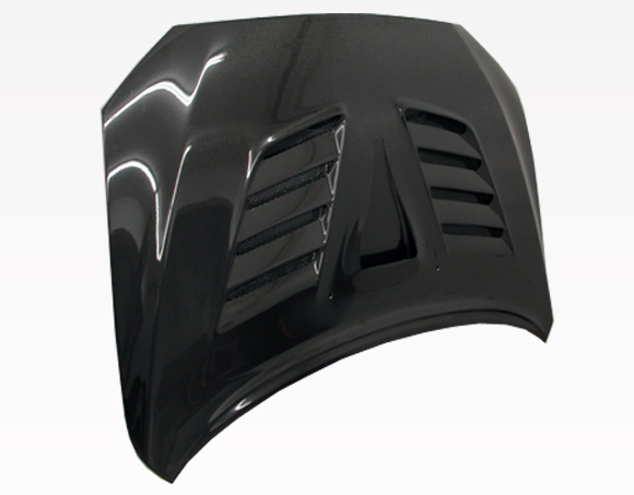 IMAGE 7 - 2008-2015 Mitsubishi Lancer EVO X VRS Style Carbon Fiber Hood by ViS Racing - 08MTEV104DVRS-010C