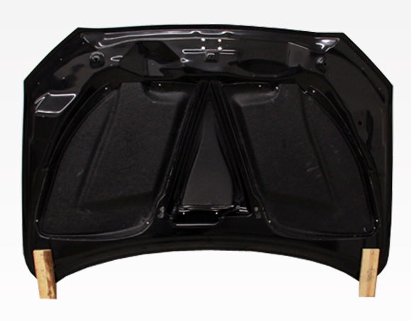 IMAGE 2 - 2008-2016 Mitsubishi Lancer 4DR VRS Style Carbon Fiber Hood by ViS Racing - 08MTLAN4DVRS-010C