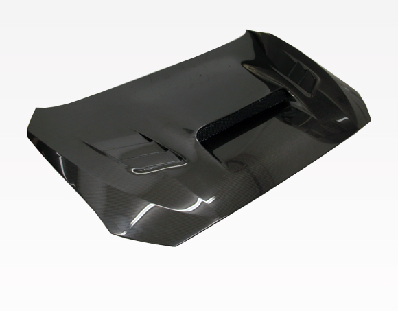 IMAGE 1 - 2015-2020 Subaru WRX 4DR VRS Style Carbon Fiber Hood by ViS Racing - 15SBWRX4DVRS-010C