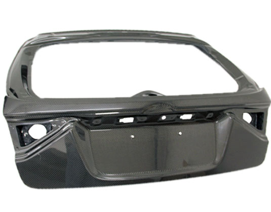 IMAGE 1 - 2008-2014 Subaru WRX HB OEM Style Carbon Fiber Hatch by ViS Racing - 08SBWRXHBOE-020C