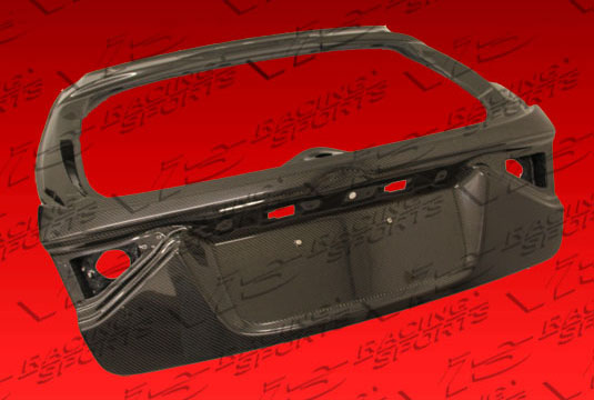 IMAGE 3 - 2008-2014 Subaru WRX HB OEM Style Carbon Fiber Hatch by ViS Racing - 08SBWRXHBOE-020C