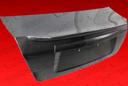 IMAGE 2 - 2008-2014 Subaru WRX 4DR Demon Style Carbon Fiber Trunk by ViS Racing - 08SBWRX4DDEM-020C