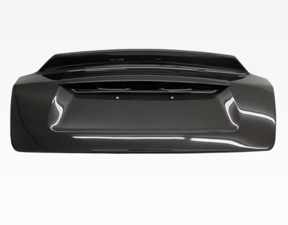 IMAGE 3 - 2008-2014 Subaru WRX 4DR Demon Style Carbon Fiber Trunk by ViS Racing - 08SBWRX4DDEM-020C