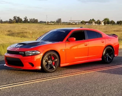 IMAGE 4 - 2015-2021 Dodge Charger HC Style Carbon Fiber Hood by ViS Racing - 15DGCHA4DHC-010C