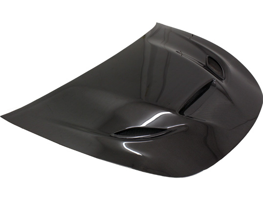 IMAGE 1 - 2013-2016 Dodge Dart 4DR HC Style Carbon Fiber Hood by ViS Racing - 13DGDAR4DHC-010C