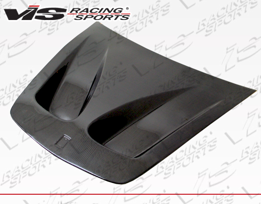 IMAGE 2 - 2005-2009 Ferrari 430 GT Style Carbon Fiber Hood by ViS Racing - 05FR4302DGT-010C