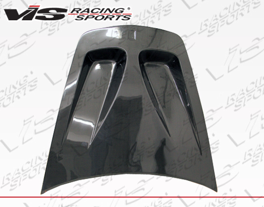 IMAGE 3 - 2005-2009 Ferrari 430 GT Style Carbon Fiber Hood by ViS Racing - 05FR4302DGT-010C