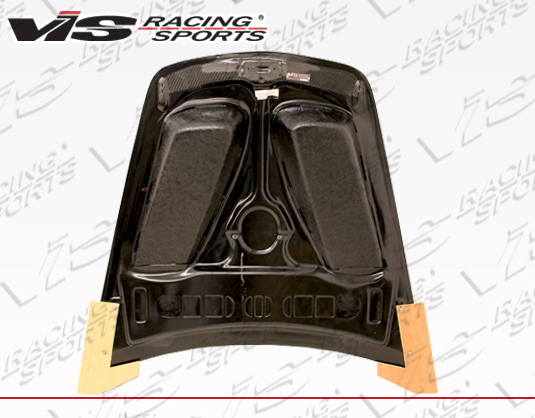 IMAGE 4 - 2005-2009 Ferrari 430 GT Style Carbon Fiber Hood by ViS Racing - 05FR4302DGT-010C
