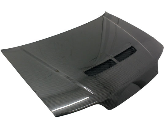 IMAGE 1 - 1988-1991 Honda CRX JDM Techno R Style Carbon Fiber Hood by ViS Racing - 88HDCRXHBJTNR-010C