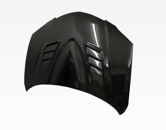 IMAGE 2 - 2004-2009 Mazda 3 4DR V Speed Style Carbon Fiber Hood by ViS Racing - 04MZ34DVSP-010C