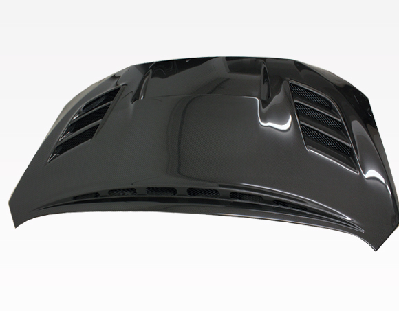 IMAGE 1 - 2015-2020 Subaru WRX 4DR VS 2 Style Carbon Fiber Hood by ViS Racing - 15SBWRX4DVS2-010C