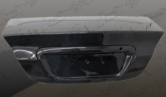 IMAGE 1 - 2004-2007 Mitsubishi Lancer 4DR OEM Style Carbon Fiber Trunk by ViS Racing - 04MTLAN4DOE-020C