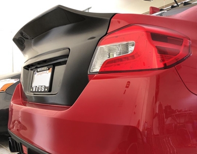 IMAGE 7 - 2015-2018 Subaru WRX 4DR SS Style Carbon Fiber Trunk by ViS Racing - 15SBWRX4DSS-020C