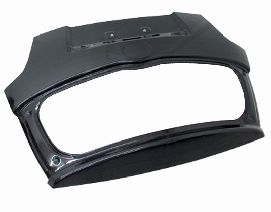 IMAGE 3 - 2004-2006 Scion xA OEM Style Carbon Fiber Hatch by ViS Racing - 04SNXA4DOE-020C