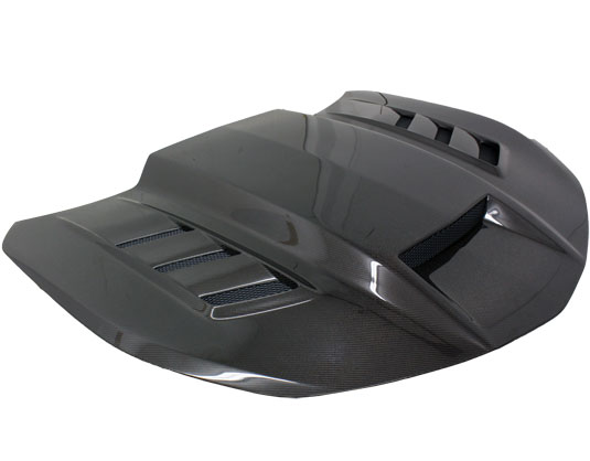 IMAGE 1 - 2016-2022 Chevrolet Camaro Terminator Style Carbon Fiber Hood by ViS Racing - 16CHCAM2DTM-010C