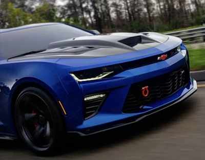 IMAGE 3 - 2016-2022 Chevrolet Camaro Terminator Style Carbon Fiber Hood by ViS Racing - 16CHCAM2DTM-010C