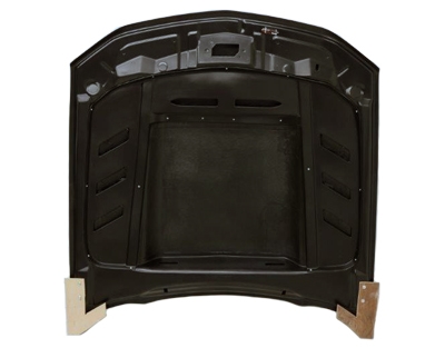 IMAGE 3 - 2010-2012 Ford Mustang Terminator Style Carbon Fiber Hood by ViS Racing - 10FDMUS2DTM-010C