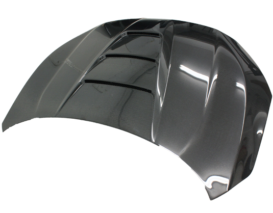 IMAGE 1 - 2016-2020 Honda Civic 2/4DR V Spec Style Carbon Fiber Hood by ViS Racing - 16HDCVC2DVSC-010C