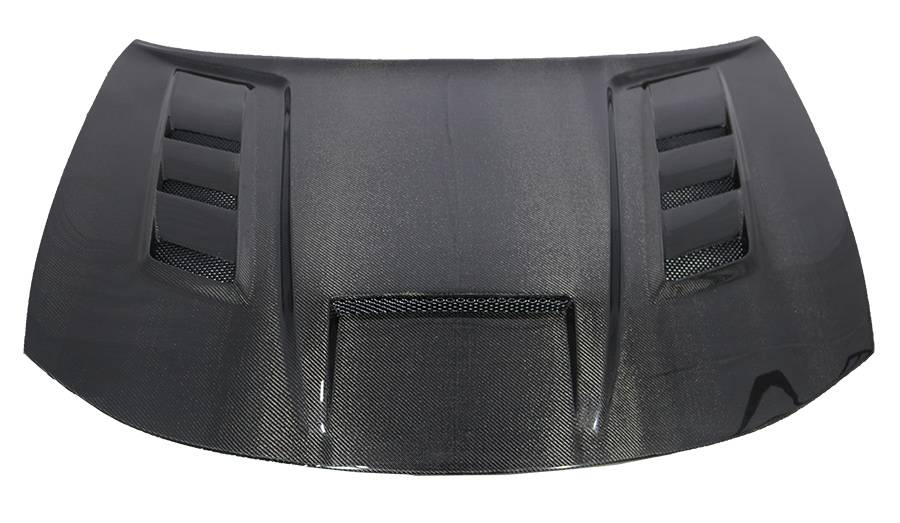IMAGE 4 - 2015-2021 Dodge Charger Terminator Style Carbon Fiber Hood by ViS Racing - 15DGCHA4DTM-010C