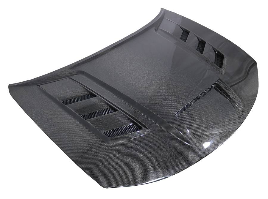 IMAGE 5 - 2015-2021 Dodge Charger Terminator Style Carbon Fiber Hood by ViS Racing - 15DGCHA4DTM-010C