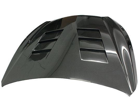 IMAGE 2 - 2014-2022 Infiniti Q50 4DR Terminator Style Carbon Fiber Hood by ViS Racing - 14INQ504DTM-010C