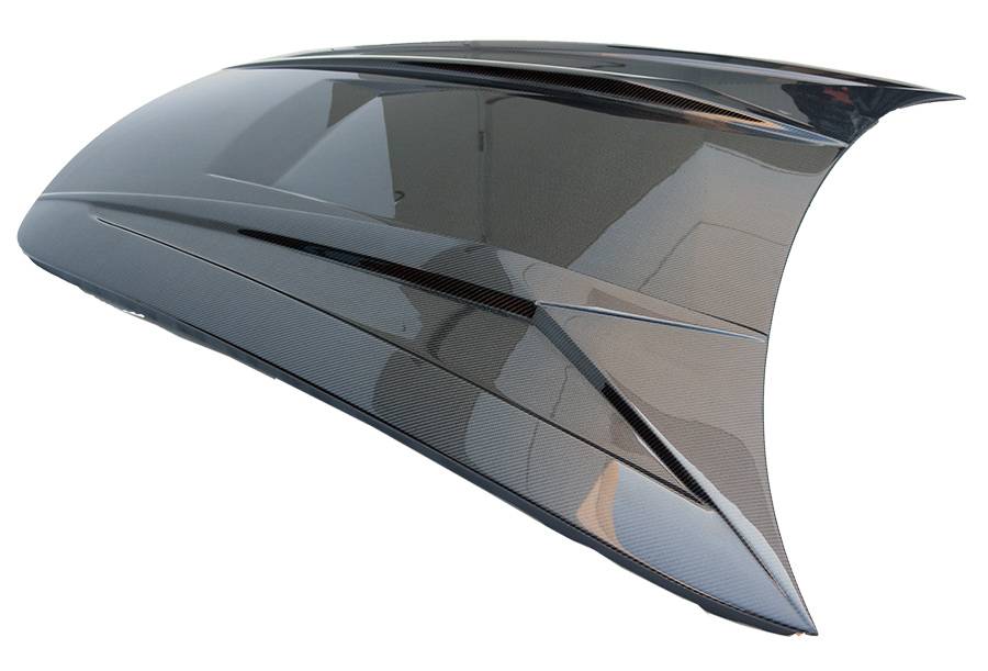 IMAGE 1 - 2005-2013 Porsche 911 997 STS Style Carbon Fiber Hood by ViS Racing - 05PS9972DSTS-010C
