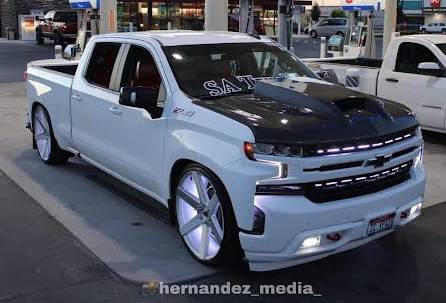 IMAGE 2 - 2019-2023 Chevrolet Silverado 1500 VTM Style Carbon Fiber Hood by ViS Racing - 19CHSIL4DVTM-010C