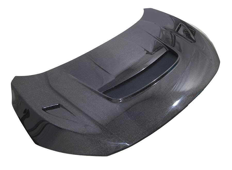 IMAGE 2 - 2017-2021 Honda Civic Type-R VRS Style Carbon Fiber Hood by ViS Racing - 17HDFK84DVRS-010C