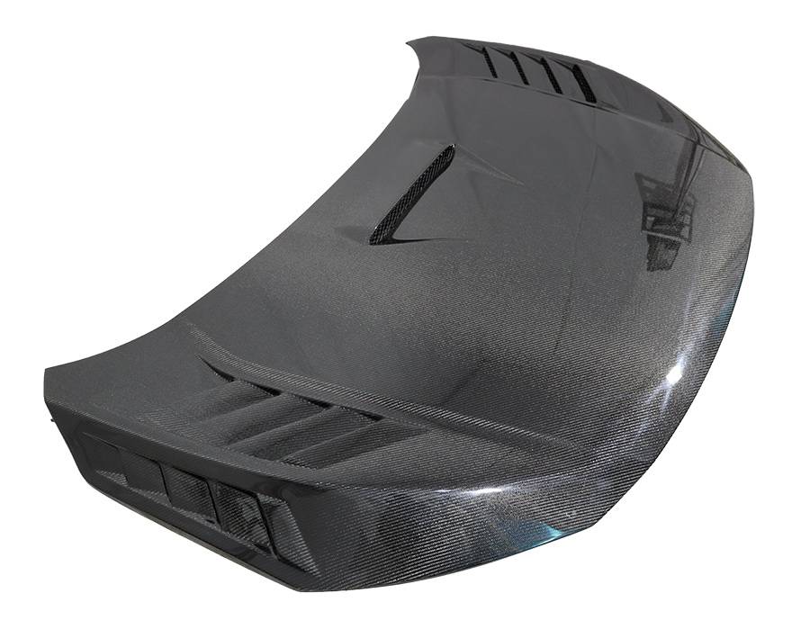 IMAGE 2 - 2017-2021 Honda Civic Type-R MP Style Carbon Fiber Hood by ViS Racing - 17HDFK84DMP-010C