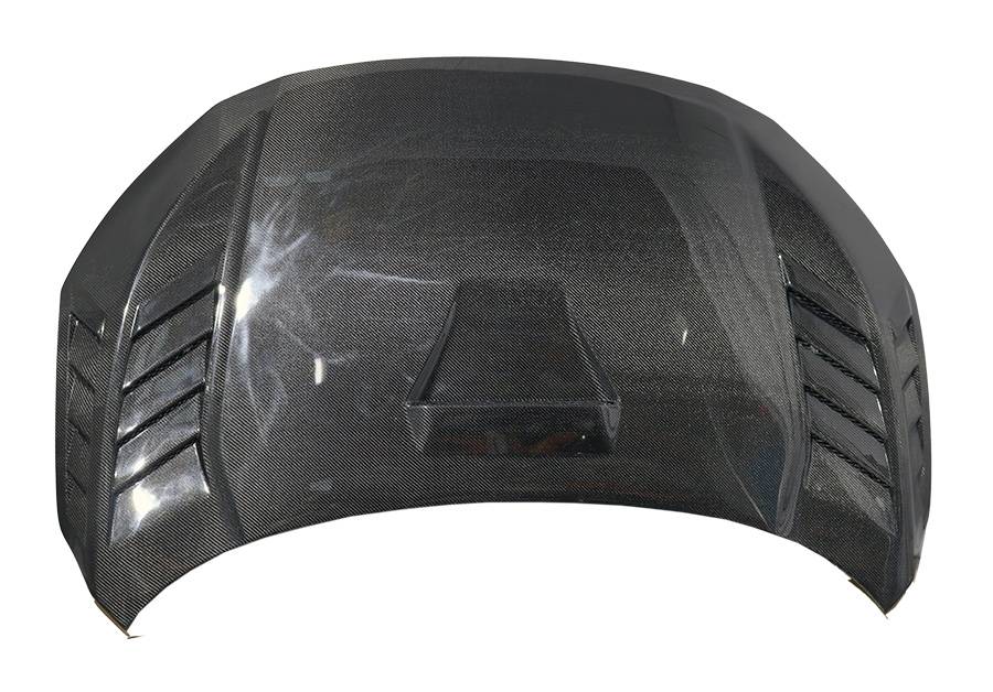 IMAGE 3 - 2017-2021 Honda Civic Type-R MP Style Carbon Fiber Hood by ViS Racing - 17HDFK84DMP-010C