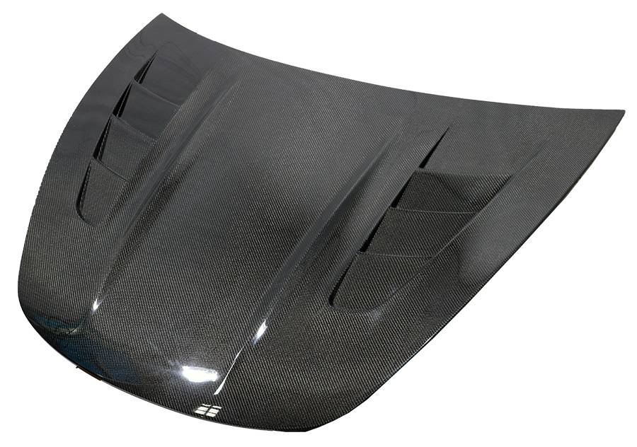 IMAGE 1 - 2017-2020 Tesla Model 3 4DR OEM Style Carbon Fiber Hood by ViS Racing - 17TEMD34DASM-010C