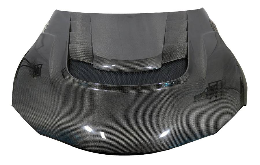 IMAGE 2 - 2020-2021 Toyota Supra 2DR VRS Style Carbon Fiber Hood by ViS Racing - 20TYSUP2DVRS-010C
