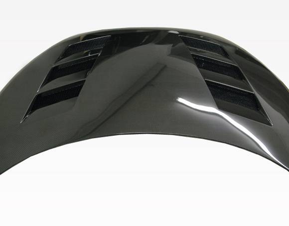 IMAGE 3 - 2012-2017 Hyundai Veloster AMS Style Carbon Fiber Hood by ViS Racing - 12HYVEL2DAMS-010C