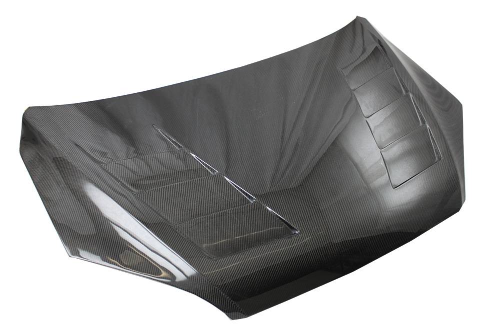 IMAGE 2 - 2000-2004 Ford Focus 2DR/4DR/HB Terminator Style Carbon Fiber Hood by ViS Racing - 00FDFOC2DTM-010C
